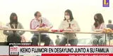 Keiko Fujimori en desayuno electoral: "No sabemos cuál será el resultado"