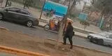 “Esto solo pasa en Perú: “Chofer se baja en plena vía para irse a votar [VIDEO]