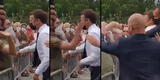 Francia: presidente Emmanuel Macron recibió tremenda cachetada cuando saludaba al público [VIDEO]