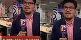 Periodista de Latina informa en vivo sobre Fuerza Popular y aparece el 'Unicornio electoral' [VIDEO]