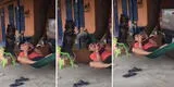 Perrito empuja la hamaca de su amo mientras él mira su celular y curiosa escena la rompe en TikTok [VIDEO]