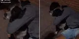 Joven rompe en llanto al encontrar a un perrito ciego abandonado en la calle [VIDEO]