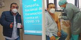 Manolo Rojas recibió primera dosis contra el coronavirus