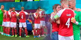 Eurocopa 2021: Esposa de Christian Eriksen fue consolada por jugadores de Dinamarca [FOTO]