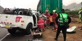 Áncash: Hermanas mueren al chocar camioneta con tráiler