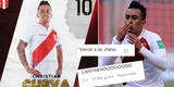 FPF mostró dorsal de Christian Cueva para el Perú vs Brasil y le gritan: “¡Unas chelas!”