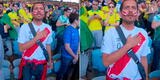 Copa América: el día que un hincha emocionó cantando el himno de Perú en medio de brasileños