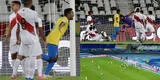 Perú pestañeó una vez y así llegó Alex Sandro para el 1-0 de Brasil por Copa América 2021 [VIDEO]