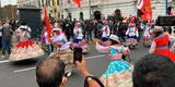 No al golpe fujimorista: multitudinaria marcha se lleva en medio de danza, arengas y cantos [VIDEO]