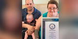 Feliz día del padre: el bebé más prematuro del mundo celebró su primer cumpleaños