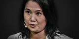 Fiscalía presentó apelación a resolución que rechaza prisión preventiva contra Keiko Fujimori
