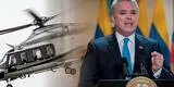 Colombia: helicóptero presidencial de Iván Duque fue atacado a disparos en atentado [VIDEO]