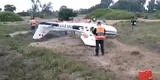Pisco: avioneta cae antes del aeropuerto internacional de la ciudad en San Andrés