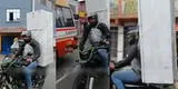 Joven lleva refrigeradora en su moto por calles de Lima y video genera diversas reacciones