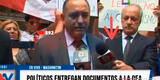 ¡Nano, recapacita! Hernando Guerra-García es captado fungiendo de reportero desde la OEA [VIDEO]