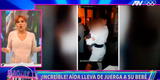 Magaly Medina estalla contra Aída Martínez por llevar a su hija a una fiesta: "Es una bebé de 4 meses"