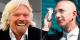 ¡Guerra de magnates! Branson adelanta 9 días su viaje espacial a Bezos, fundador de Amazon