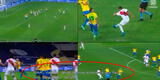 Conmebol difunde el video del Perú vs. Brasil que muestra la falta de Thiago Silva [VIDEO]