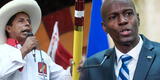 Pedro Castillo lamentó el asesinato del presidente de Haití Jovenel Moise