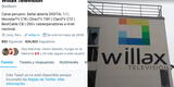 La cuenta de Willax en Twitter fue cerrada tras infringir normas de conducta