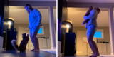 Facebook viral: Gatito ve a su dueña bailar en la sala y sorprende con emotiva reacción