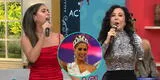 Melissa Paredes y su reacción cuando Janet Barboza le recuerda que le quitaron la corona del Miss Perú