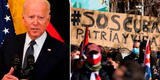 Joe Biden sobre protestas en Cuba: “El comunismo es un sistema universalmente fallido”