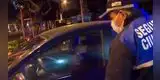 Hombre se queda dormido en su auto en plena avenida principal de Jesús María [VIDEO]