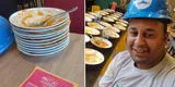 Echan a hombre de un restaurante tras comer 15 platos de pasta: quería pedir más comida [VIDEO]