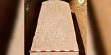 Agricultor descubre estela egipcia de 2 600 años de antigüedad mientras trabajaba en su chacra