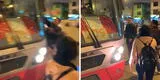 Ate: colectiveros informales atacan con piedras a Corredor rojo, pese a estar con pasajeros [VIDEO]