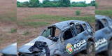 Tumbes: Dos policías heridos en accidente de tránsito