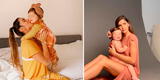 Korina Rivadeneira realiza tierna sesión de fotos con su bebé: “Mi hija es una modelo innata”