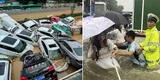 Tragedia en China: fuertes imágenes de las intensas lluvias que han cobrado la vida de al menos 25 personas