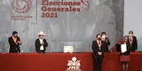 Pedro Castillo recibió hoy sus credenciales presidenciales junto a Dina Boluarte