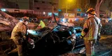 Surco: árbol se desprendió y cayó sobre dos autos dejando a 6 heridos