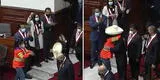Congresista se emociona al ver a Pedro Castillo y rompe protocolo para abrazarlo [VIDEO]