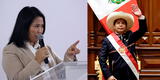 Keiko Fujimori a Pedro Castillo: "Seremos un muro de contención frente a su amenaza de una nueva Constitución"