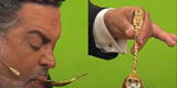 Andrés Hurtado presume cuchara ‘Versace’ para comer garbanzos: “Yo tengo ‘el paladar’” [VIDEO]