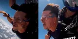 Mario Hart salta en paracaídas y casi pierde cadena de oro: “Iba a ser el salto más caro de mi vida” [VIDEO]