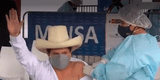 Presidente Pedro Castillo recibió la vacuna Sinopharm junto a su esposa Lilia Paredes [VIDEO]