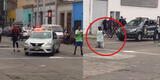 Policía interviene a jóvenes por jugar 'pichanga' y uno de ellos se arrodilla: “Jefe, ya pues” [VIDEO]