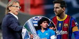 Ricardo Gareca aconseja a Messi: que vaya a un club pequeño como Maradona al Napoli [VIDEO]