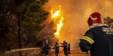 Impactantes imágenes de los incendios forestales que azotan a EE.UU., Grecia y Rusia