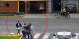 San Miguel: ladrones rodean a joven ciclista para robarle en plena vía pública [VIDEO]