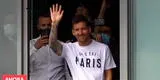 Lionel Messi llegó a París y saludó a los hinchas en el aeropuerto: hoy firmará su contrato