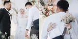 Malasia: joven le da el último abrazo a su ex antes de darle el sí a su novio en plena boda [VIDEO]