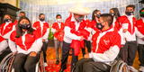Delegación de los Juegos Paralímpicos Tokio 2020 recibió la bandera de manos de Pedro Castillo