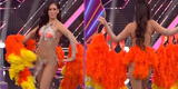 Jazmín Pinedo impactó como una vedette en Reinas del show pese a lesión [VIDEO]
