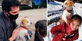 Niña de 9 años camina más de dos kilómetros en plena nieve para llevar a su perrito al veterinario